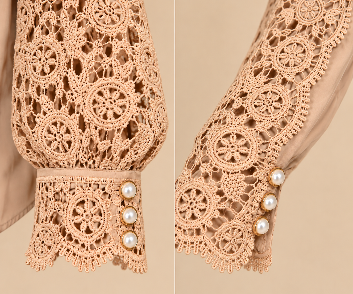 Elowen Pearl Lace Blouse