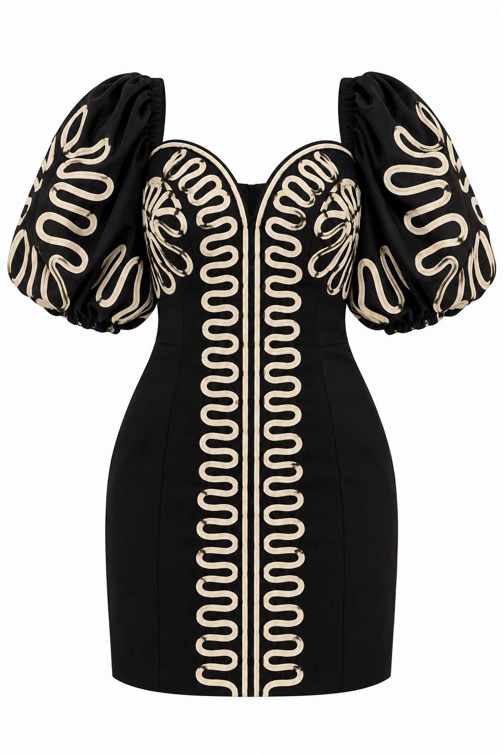 Noir Elegance Mini Dress