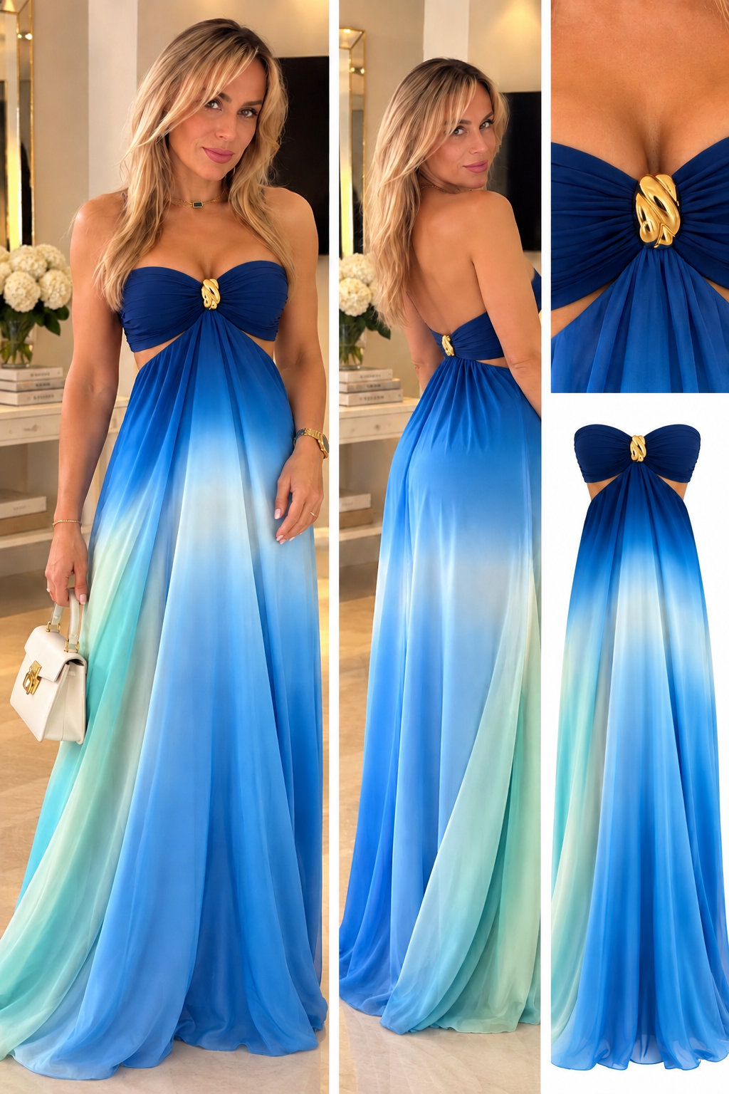 Azure Maxi Dress