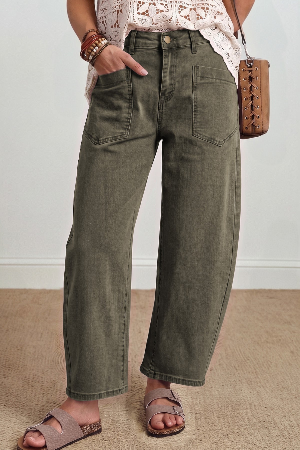 Nely Barrel Jeans