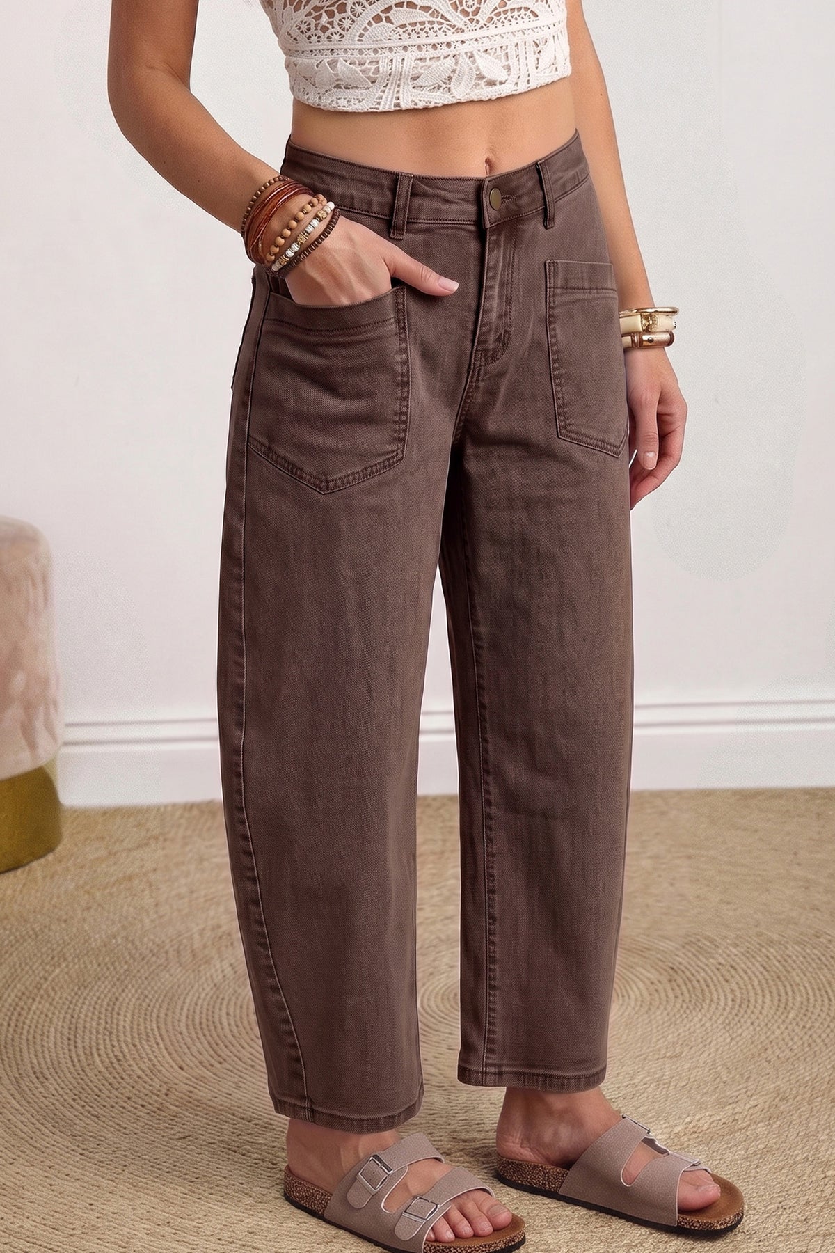 Nely Barrel Jeans