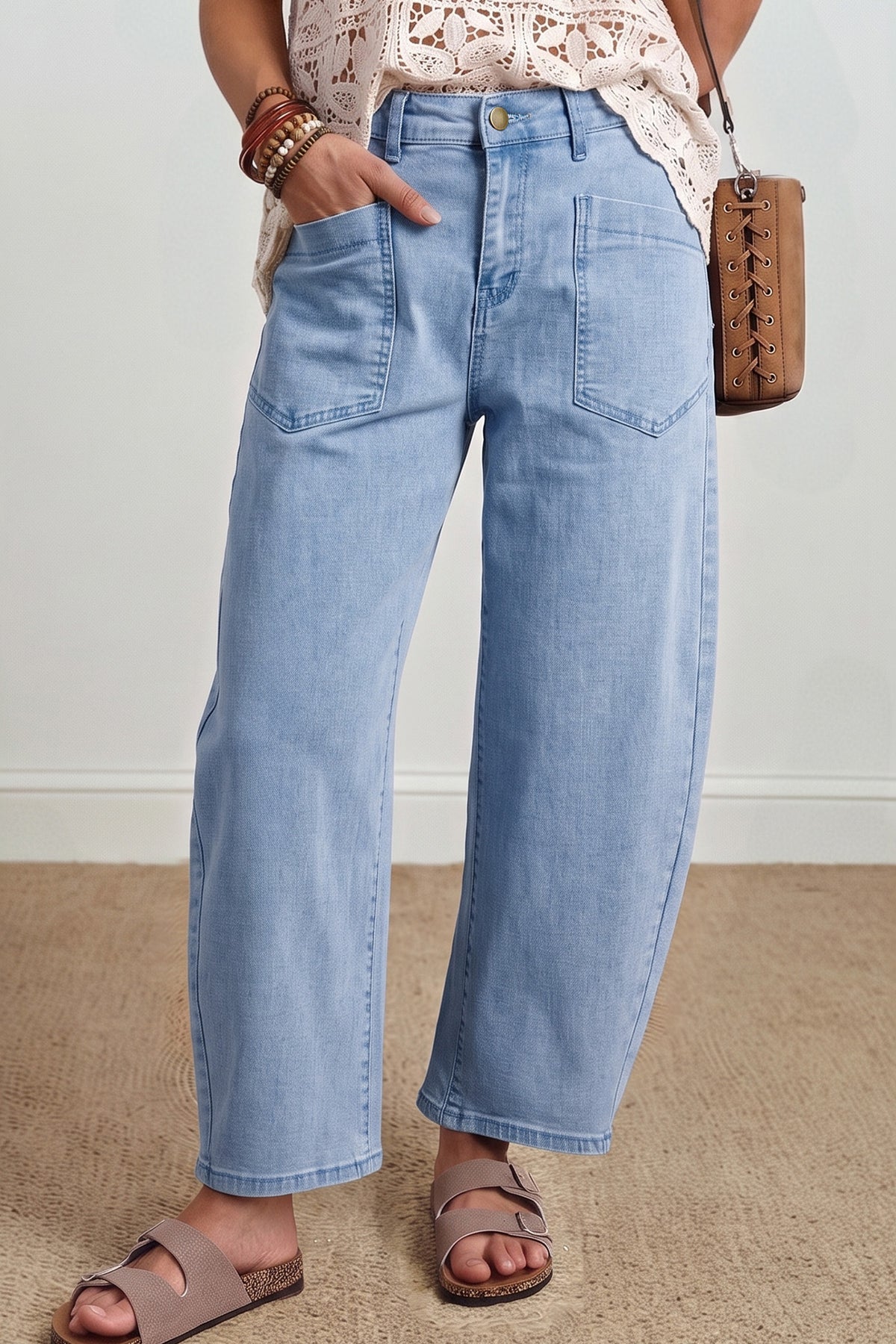 Nely Barrel Jeans
