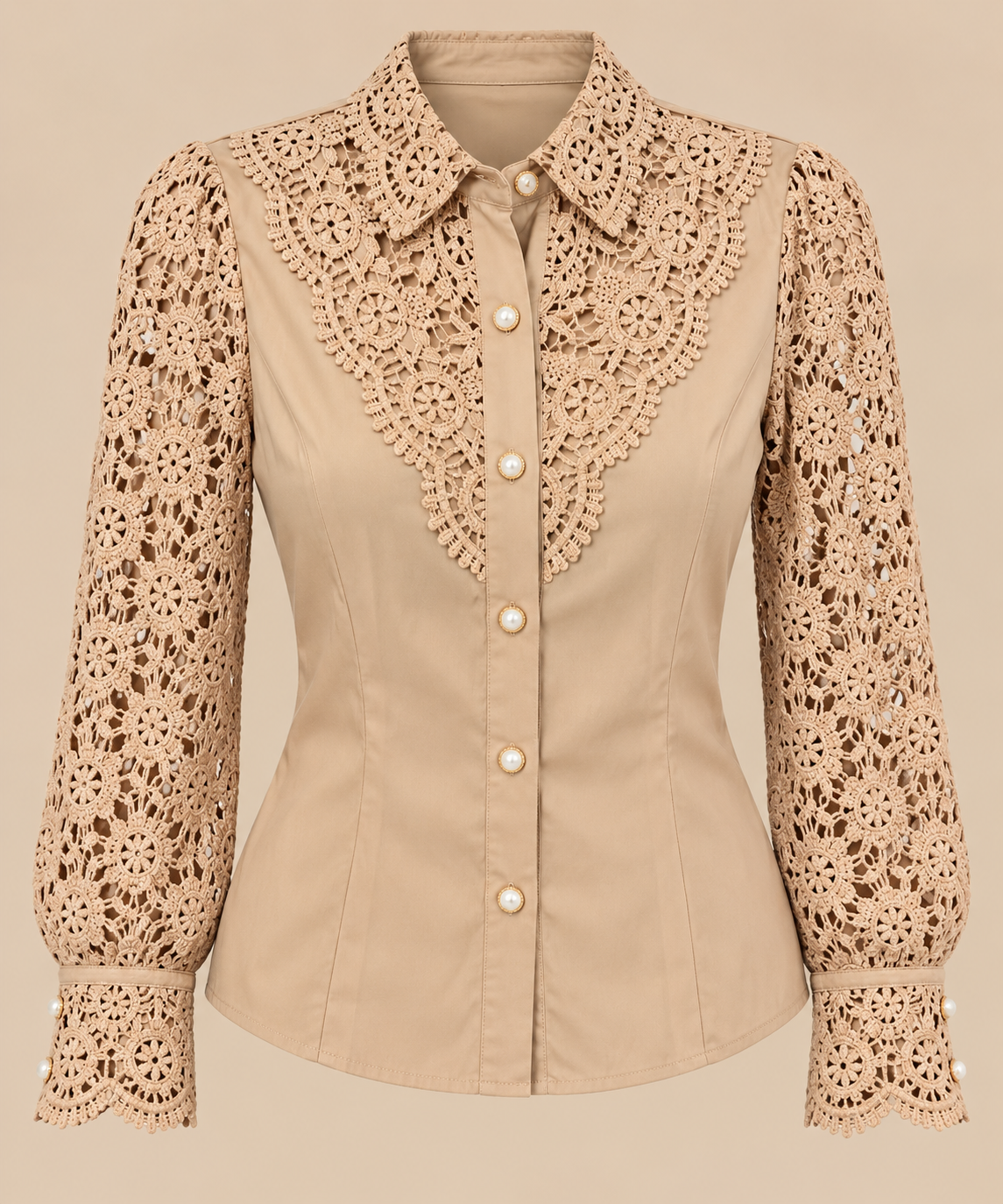 Elowen Pearl Lace Blouse