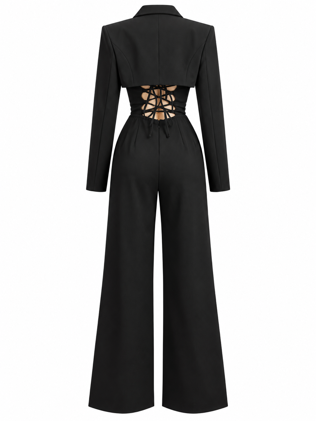 Noir Lace Power Jumpsuit