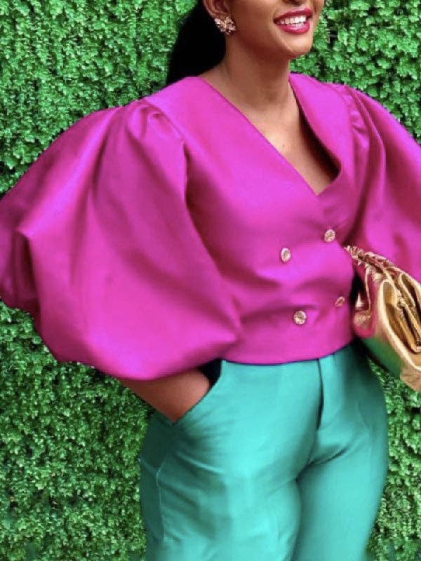 Virelle Puff Sleeve Blouse