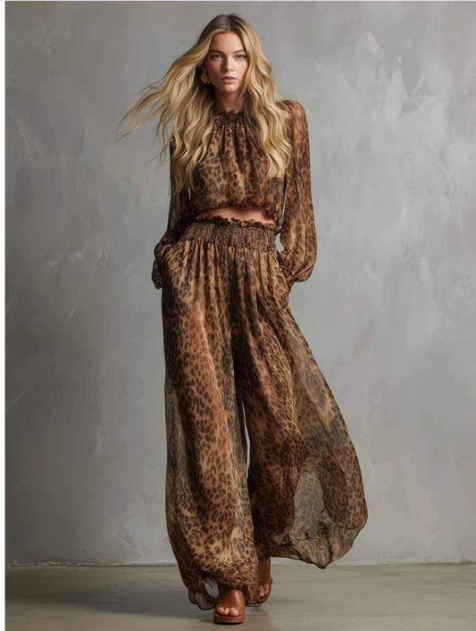 Zarelle Leopard Set