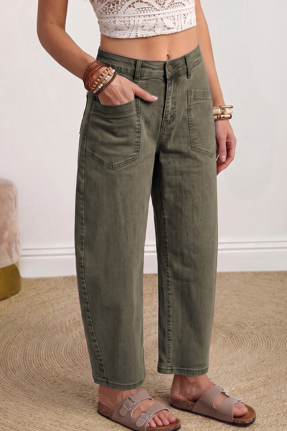 Nely Barrel Jeans