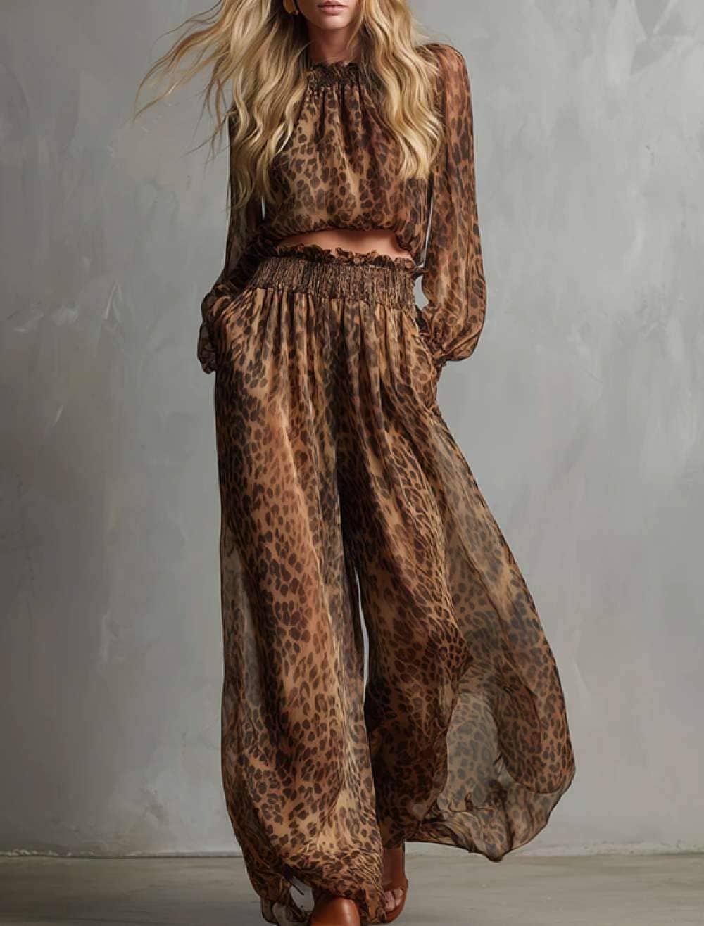 Zarelle Leopard Set